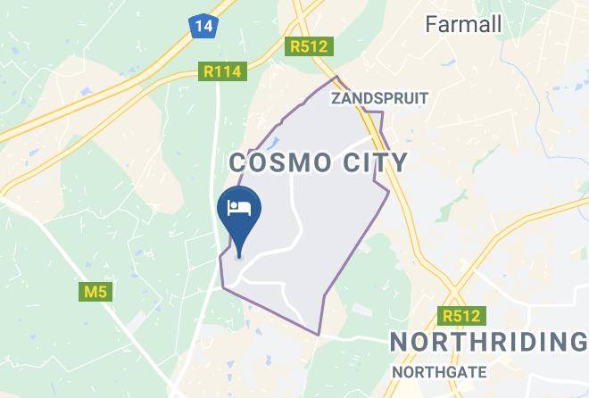City Of Johannesburg - Cosmo Lodge Maps