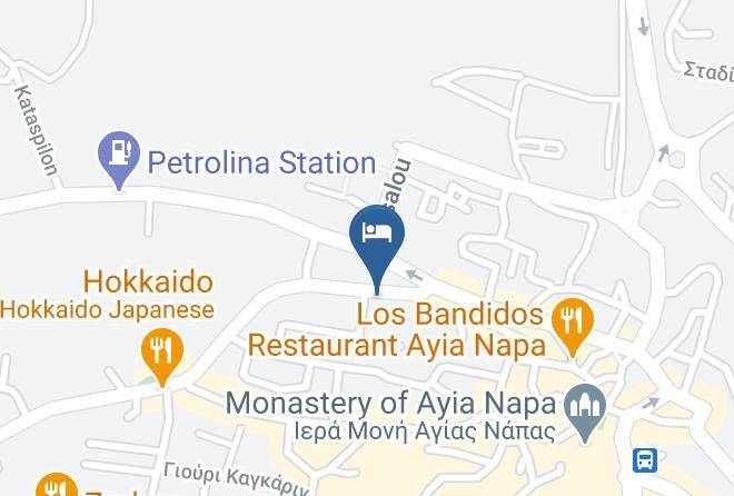 Cosmo Napa Hotel Map