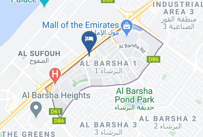 Dubai - Cosmopolitan Hotel Dubai Maps