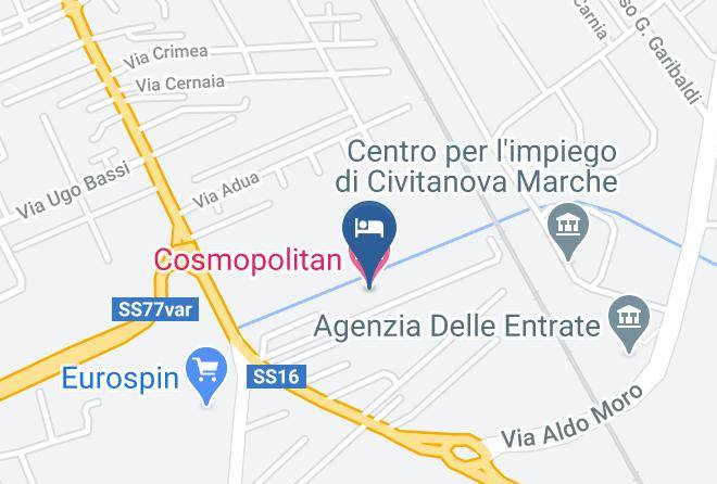 Macerata - Cosmopolitan Hotel Maps