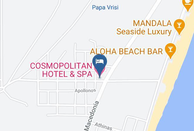 Cosmopolitan Hotel & Spa Map