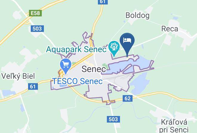Senec - Hotel Cosmopolitan Senec Maps