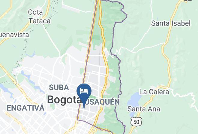 Bogota - Cosmos 116 Hotel Maps