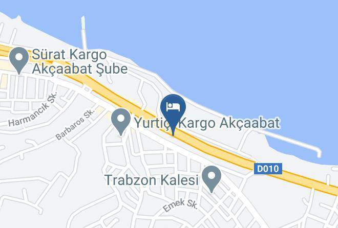 Akcaabat - Cosmos Hotel Maps