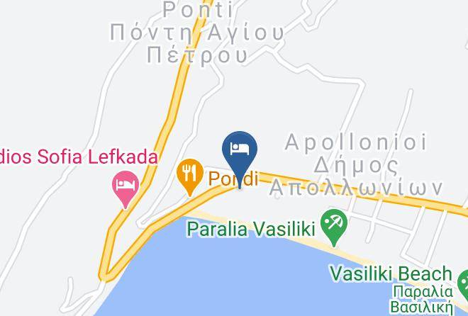 Levkas - Cosmos Hotel Maps