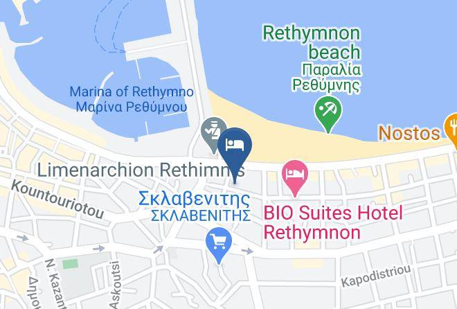 Rethimni - Cosmos Hotel Maps