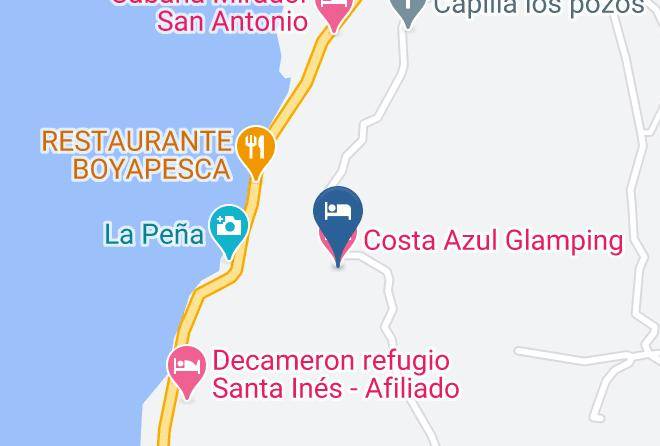 Costa Azul Glamping Map - Boyaca - Aquitania