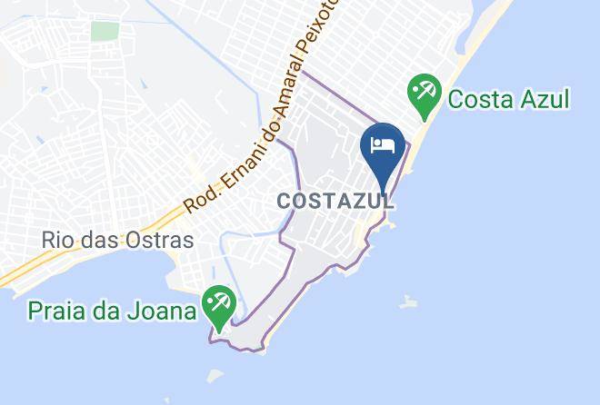 Rio Das Ostras - Costa Azul Praia Hotel Maps