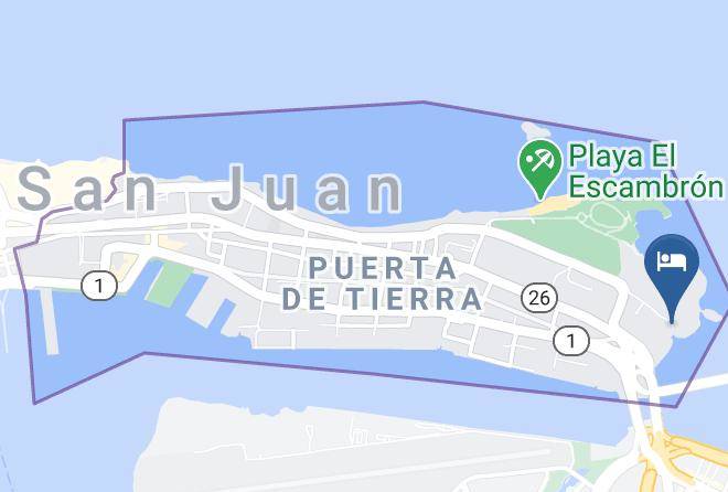 San Juan - Costa Bahia Hotel Paseo Caribe Maps