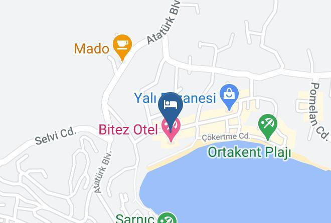 Bodrum - Costa Bitezhan Hotel Maps