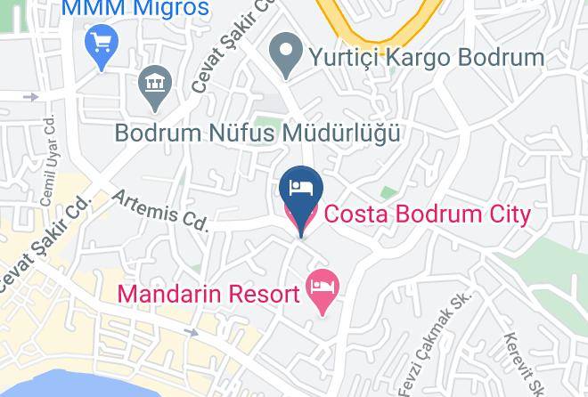 Bodrum - Costa Bodrum City Hotel Maps