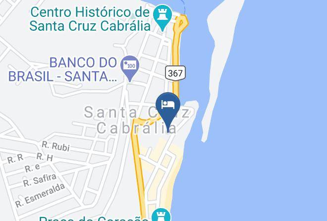 Santa Cruz Cabralia - Costa Cabralia Hotel Maps