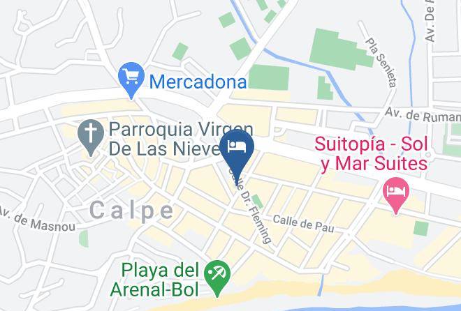 Alicante - Costa Calpe Maps