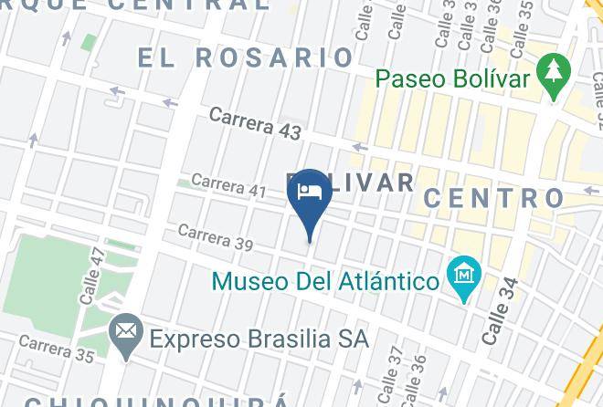 Costa Caribe Hotel Map