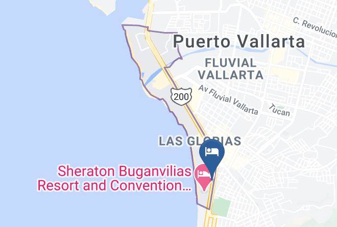 Puerto Vallarta - Costa Club Punta Arena Maps