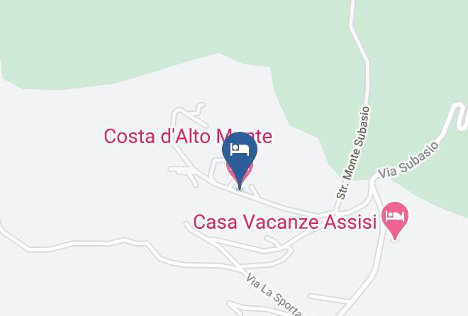 Perugia - Costa D'alto Monte Maps