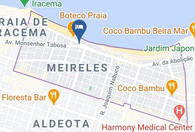 Fortaleza - Costa Do Mar Hotel Maps