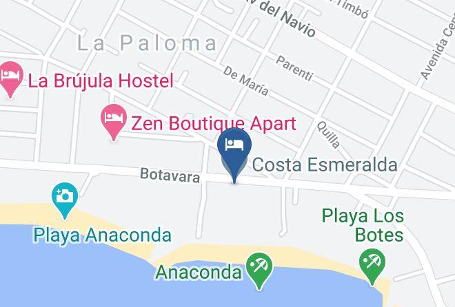 La Paloma - Costa Esmeralda Maps