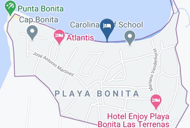 Las Terrenas - Costa Las Ballenas Beach Hotel And Restaurant Maps