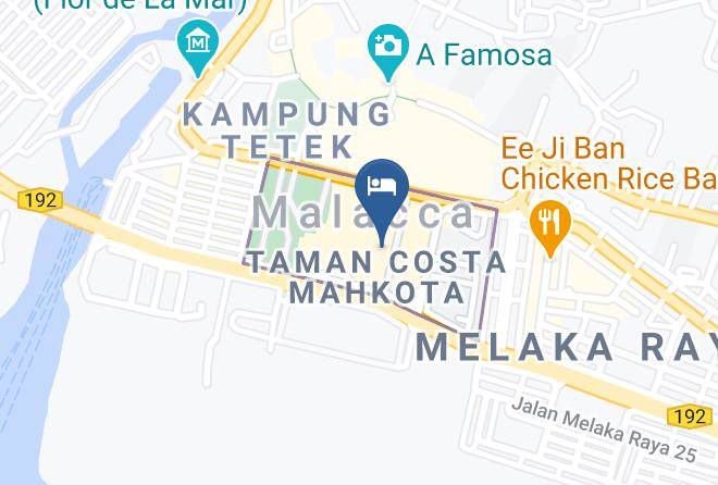 Costa Mahkota Hotel Map