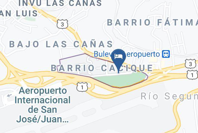 Rio Segundo - Costa Rica Airport Lodge Maps