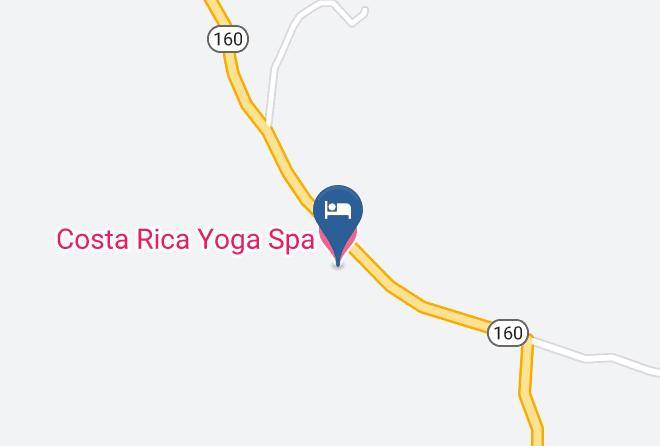 Costa Rica Yoga Spa Map