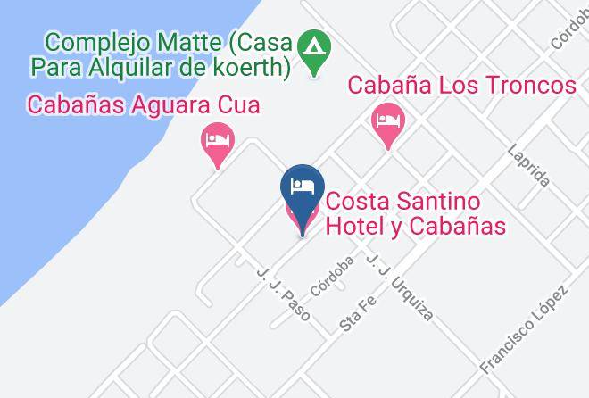 Ituzaingo - Costa Santino Hotel Y Cabanas Maps
