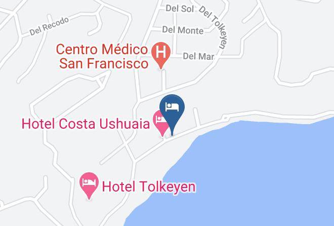 Ushuaia - Costa Ushuaia Hotel Maps