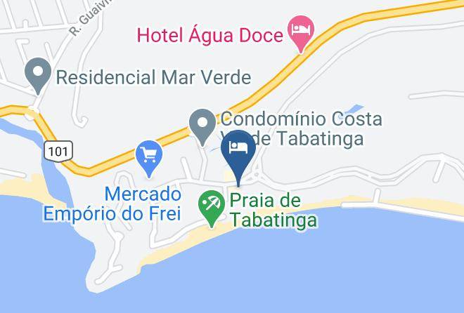 Caraguatatuba - Costa Verde Tabatinga Hotel Maps