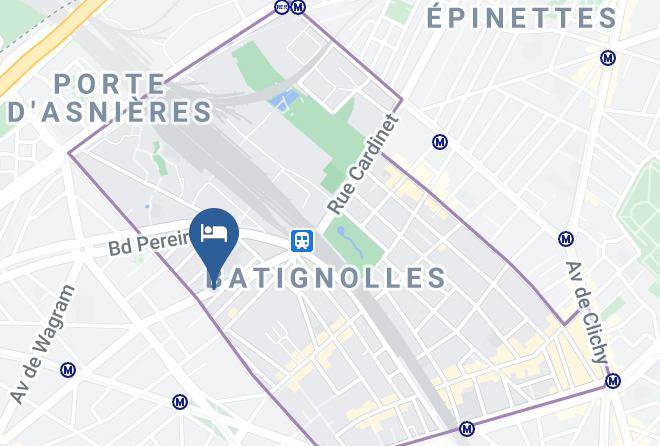 Paris - Hotel Cosy Monceau Maps