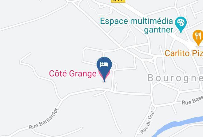 Territoire De Belfort - Cote Grange Maps
