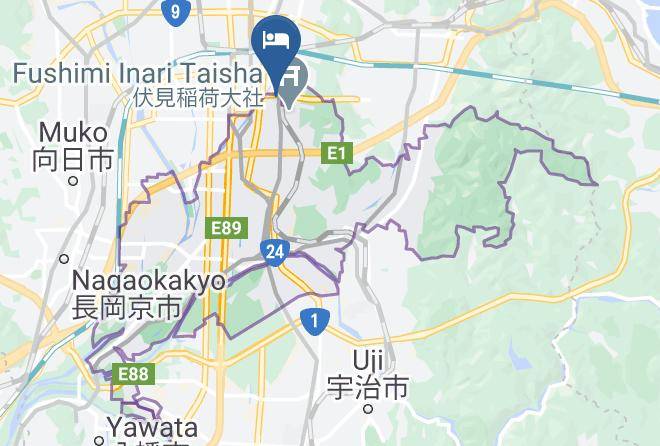 Kyoto City Fushimi Ward - Coto Kyoto Fushimi Inari 3 Maps
