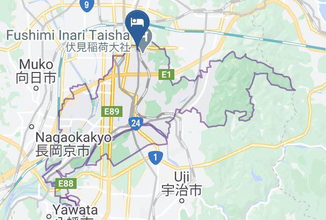 Kyoto City Fushimi Ward - Coto Kyoto Fushimi Inari 5 Maps