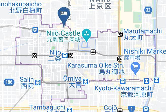 Kyoto City Nakagyo Ward - Coto Kyoto Nijo 1 Maps