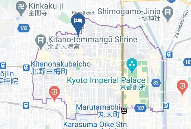 Kyoto City Kamigyo Ward - Coto Kyoto Nijo 1 Maps