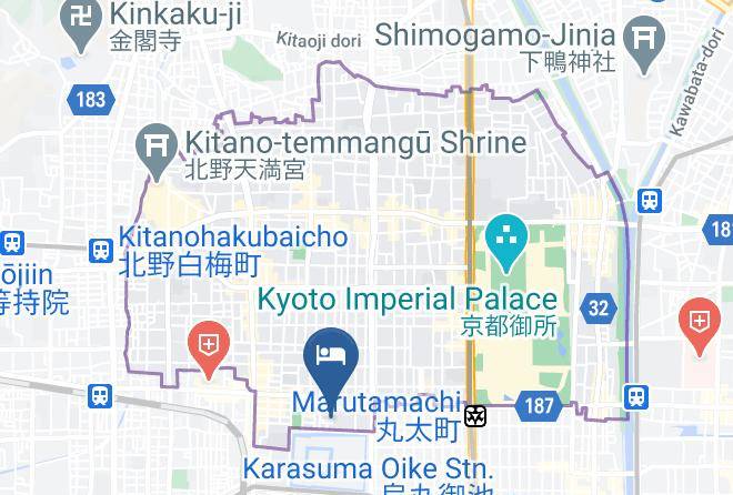 Kyoto City Kamigyo Ward - Coto Kyoto Nijo 2 Maps