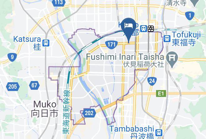 Kyoto City Minami Ward - Coto Kyoto Toji 2 Maps