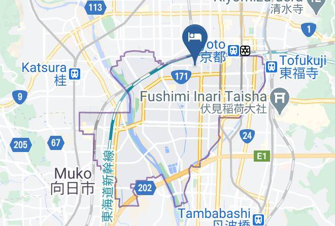 Kyoto City Minami Ward - Coto Kyoto Toji 3 Maps