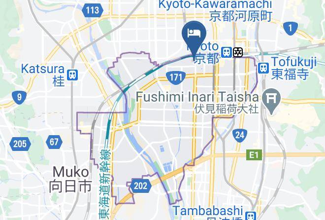 Kyoto City Minami Ward - Coto Kyoto Toji 6 Maps