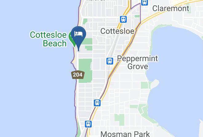 Cottesloe - Cottesloe Beach Hotel Maps