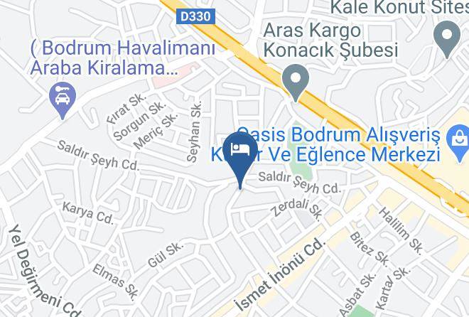 Bodrum - Cotton Butik Otel Maps