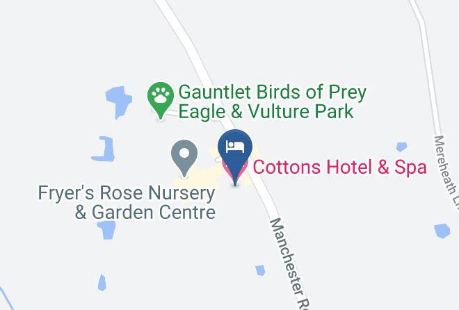 Cheshire East - Cottons Hotel & Spa Maps
