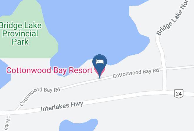 Cariboo - Cottonwood Bay Resort Maps