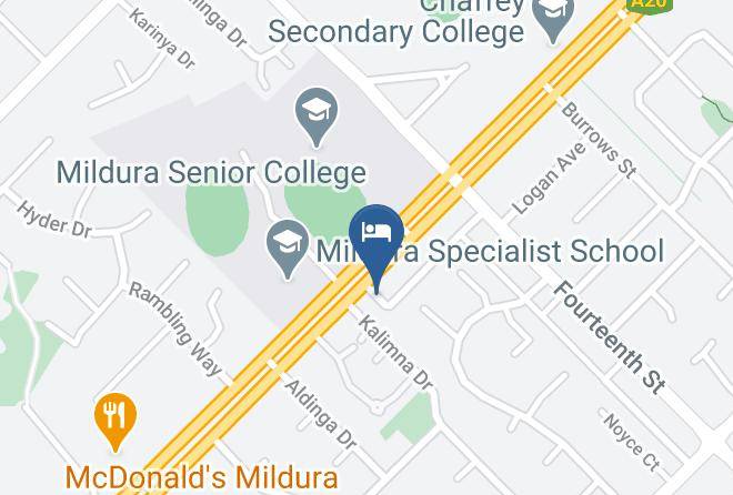 Mildura - Cottonwood Motor Inn Maps