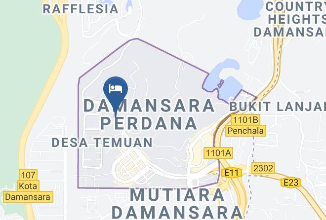 Petaling - Couchbee At Perdana Exclusive Condominium Maps