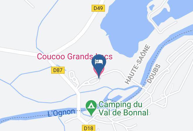 Haute Saone - Coucoo Grands Lacs Maps