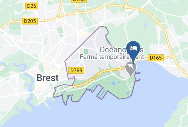 Finistere - Couett' Hotel Brest Maps
