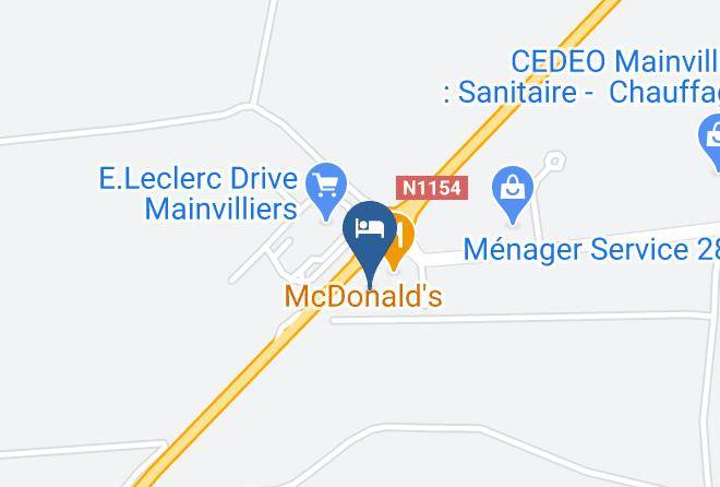 Eure Et Loir - Couett'hotel Mainvilliers Maps