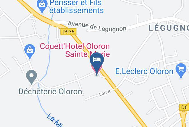 Pyrenees Atlantiques - Couett'hotel Oloron Sainte Marie Maps