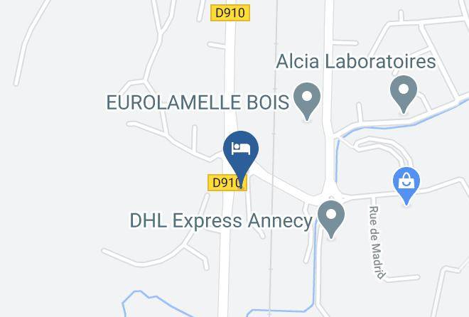 Haute Savoie - Couett'hotel Rumilly Maps